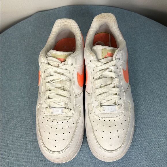 Nike Air Force 1 Low 07 White Atomic Pink Women's Sneakers Size 8.5 - Picture 4 of 9